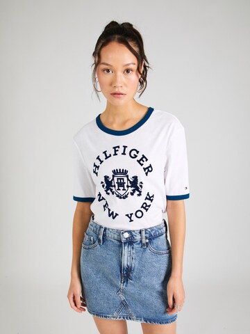 TOMMY HILFIGER T-Shirt in Weiß: Vorderseite