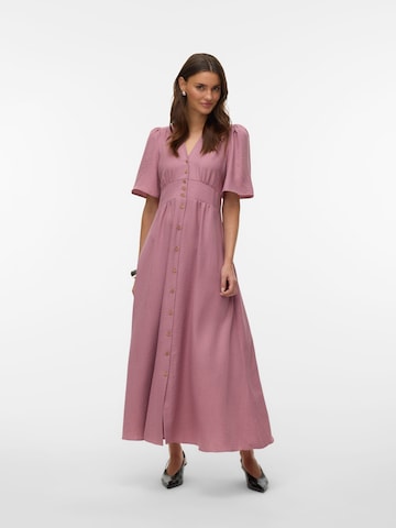 Robe 'VMMELANEY' VERO MODA en rose : devant