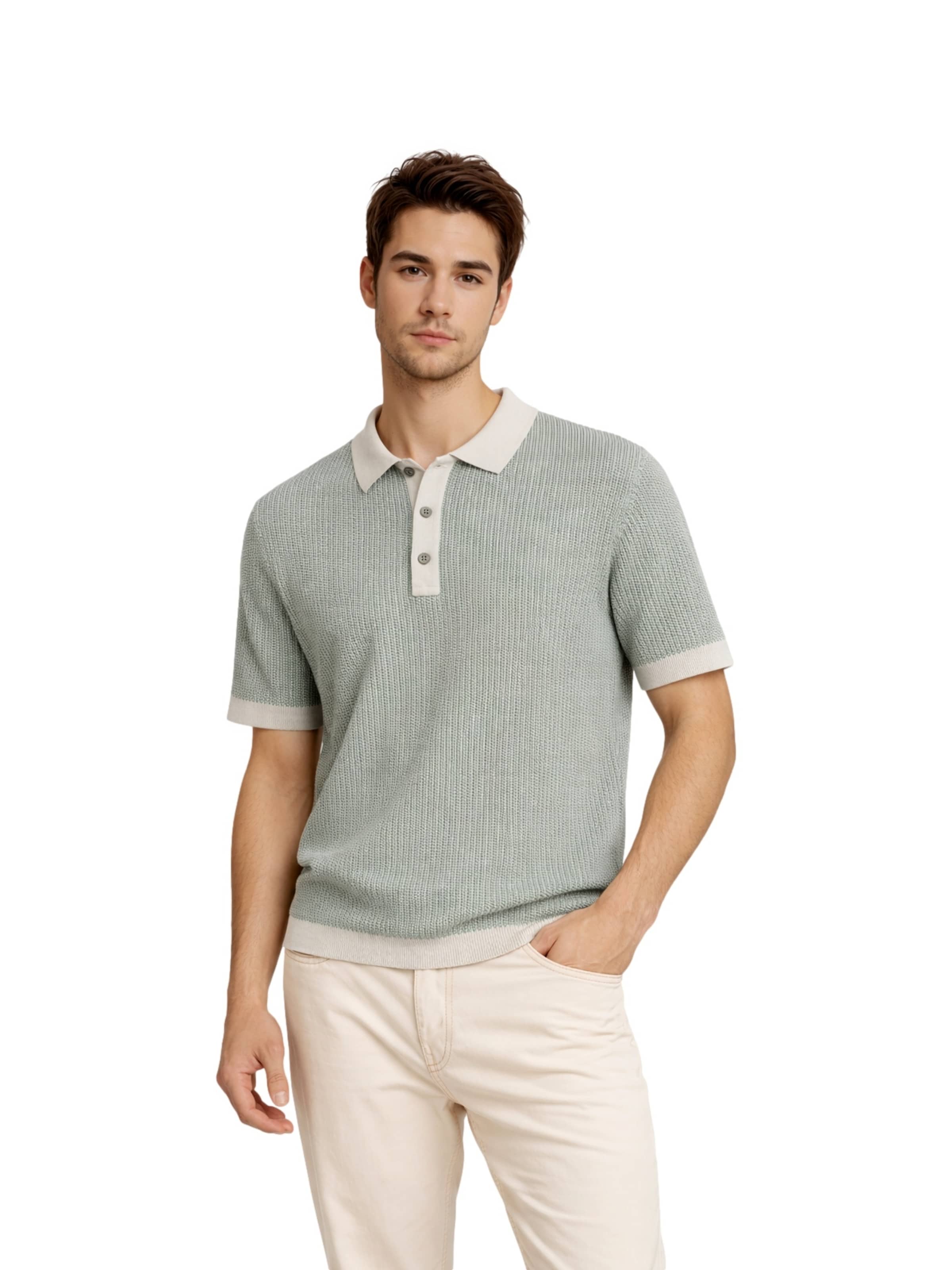 Jack & Jones PremiumPulover 'JPRBLUCHRIS' - zelena boja: prednji dio