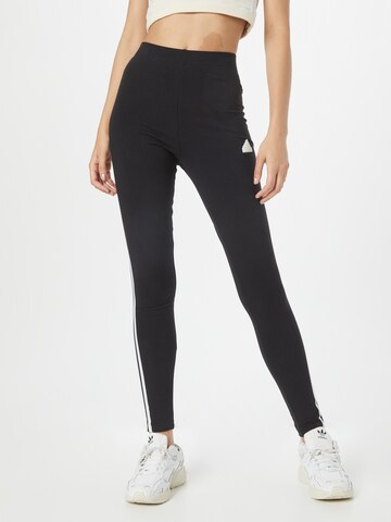 Skinny Pantalon de sport 'Future Icons' ADIDAS SPORTSWEAR en noir : devant