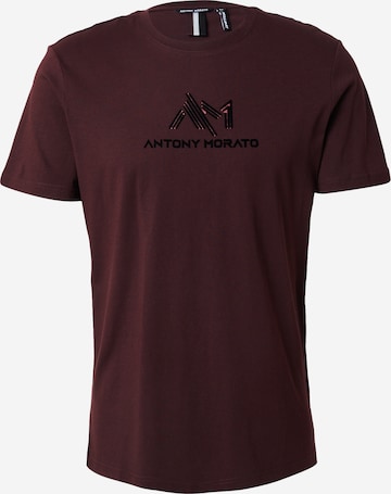 T-Shirt ANTONY MORATO en rouge : devant
