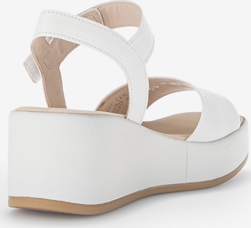 GABOR Strap Sandals in White