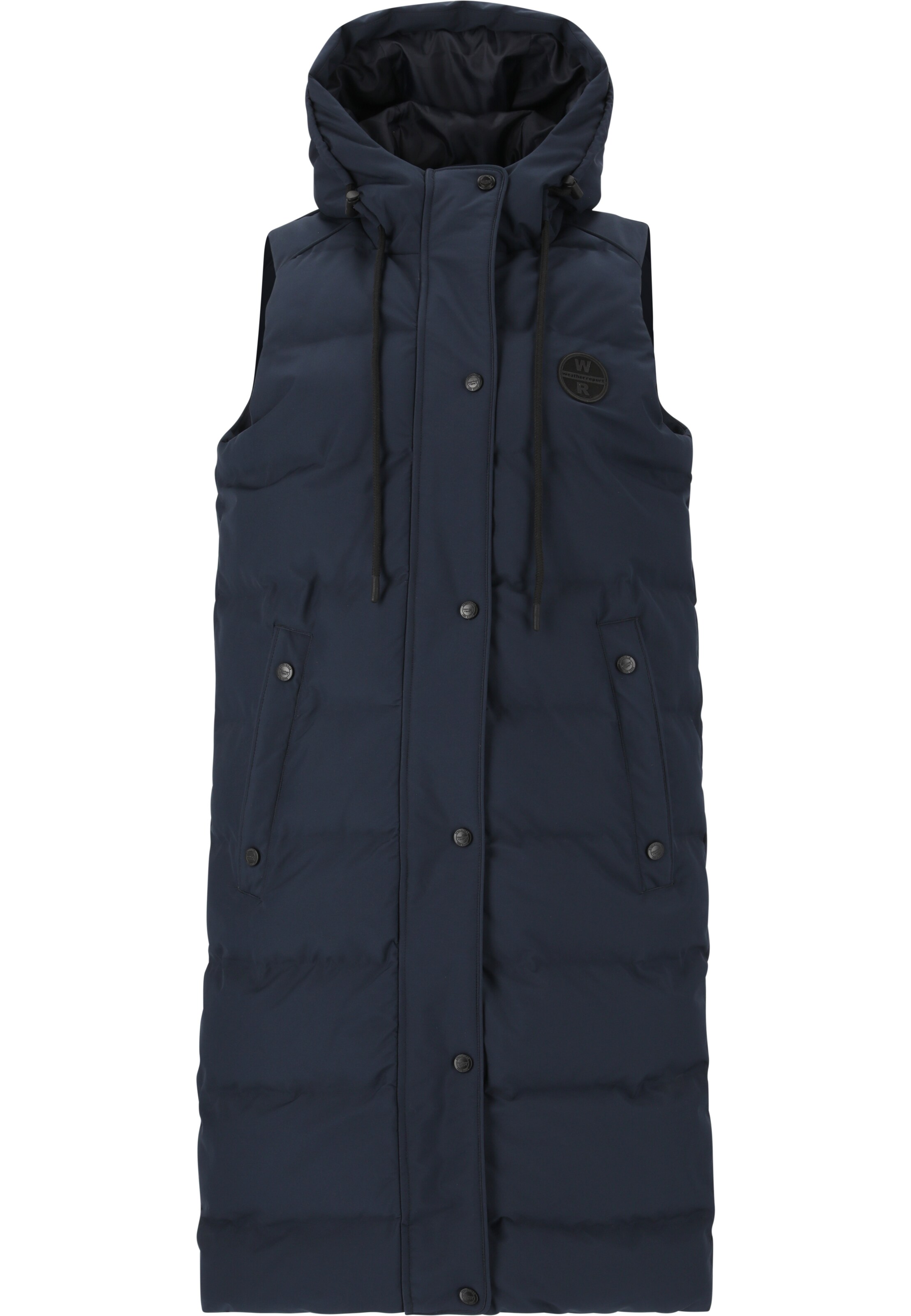 Weather Report Steppweste 'Chief' in Blau: Vorderseite