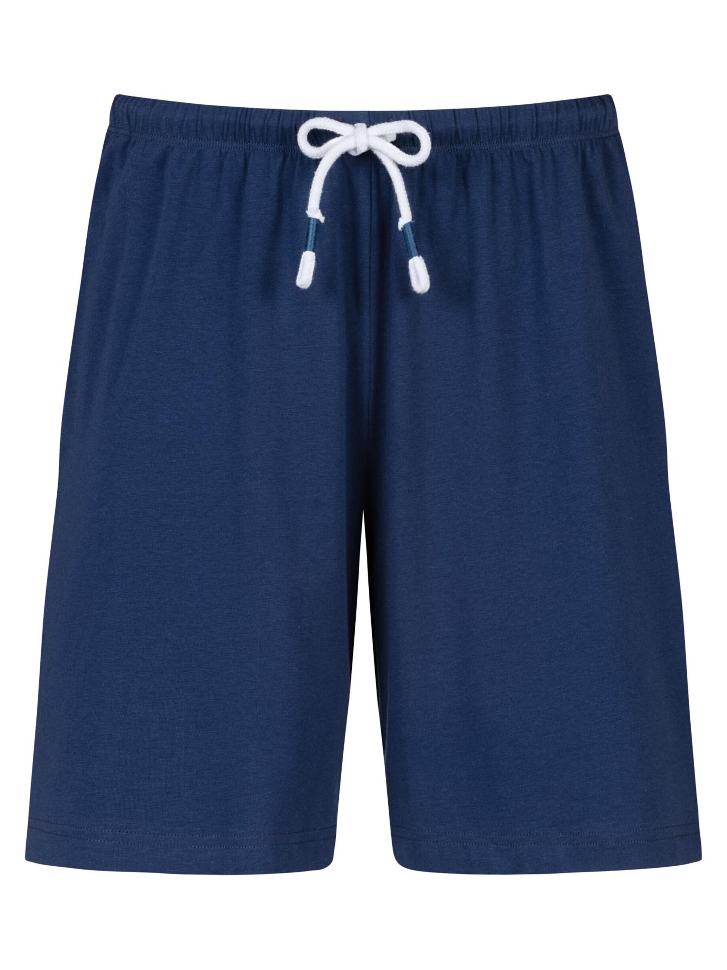 Mey Pyjamahose 'Solid Love'‌‌‌‌‌‌‌‌‌‌ in Blau: Vorderseite