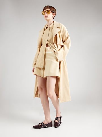 Monki Blouse in Beige