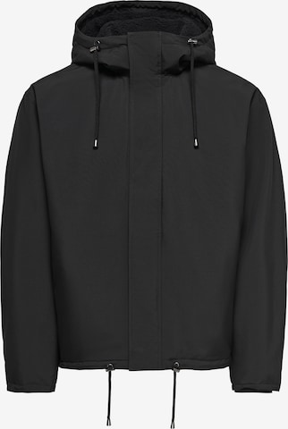 Only & Sons Jacke 'ONSALEX' in Schwarz: Vorderseite