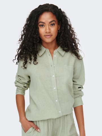 ONLY - Blusa 'Tokyo' en verde: frente