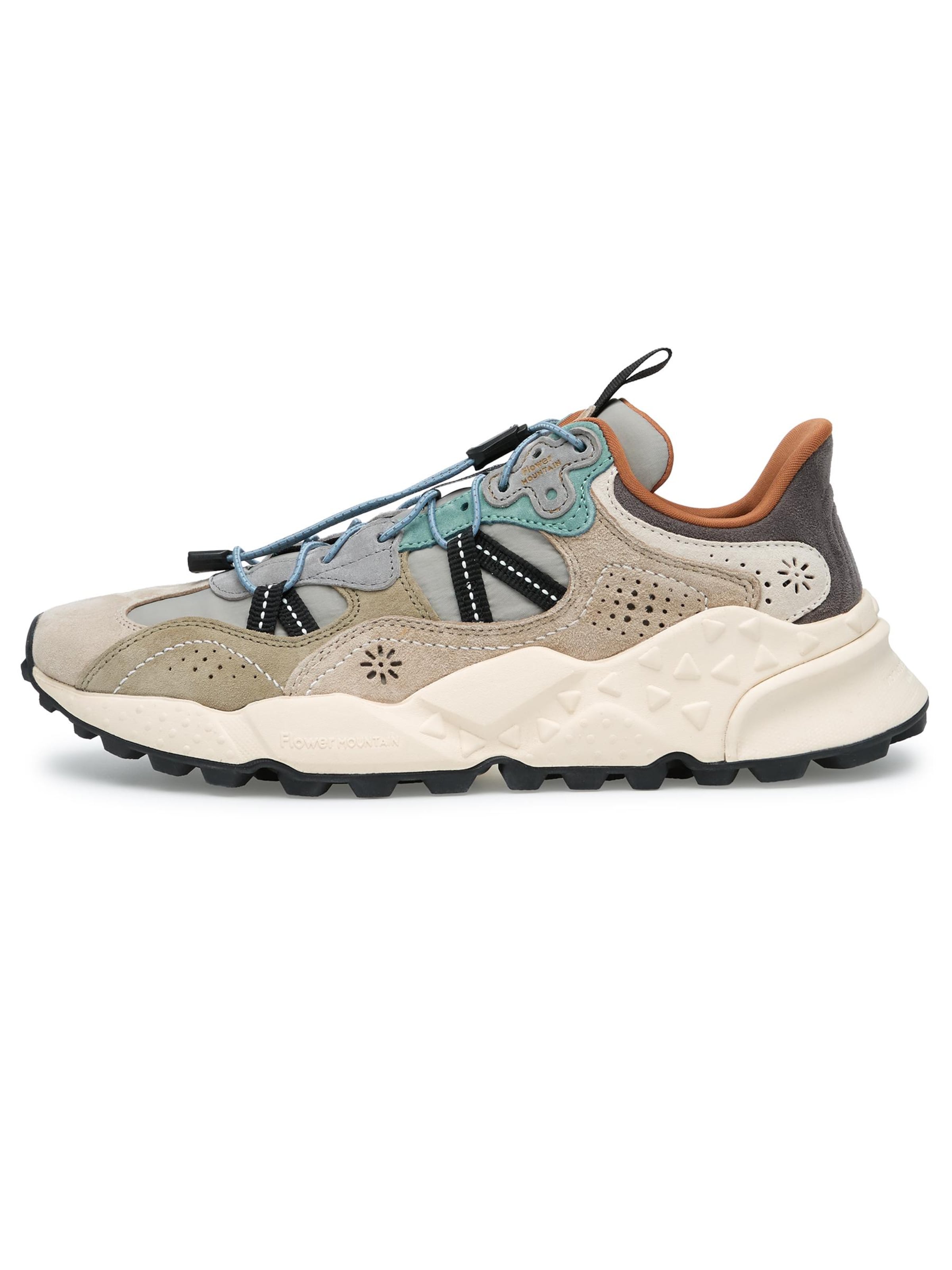 Flower Mountain Platform trainers 'TIGER HILL MAN' in Grey: front
