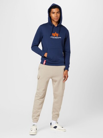 ALPHA INDUSTRIES Sweatshirt in Blue