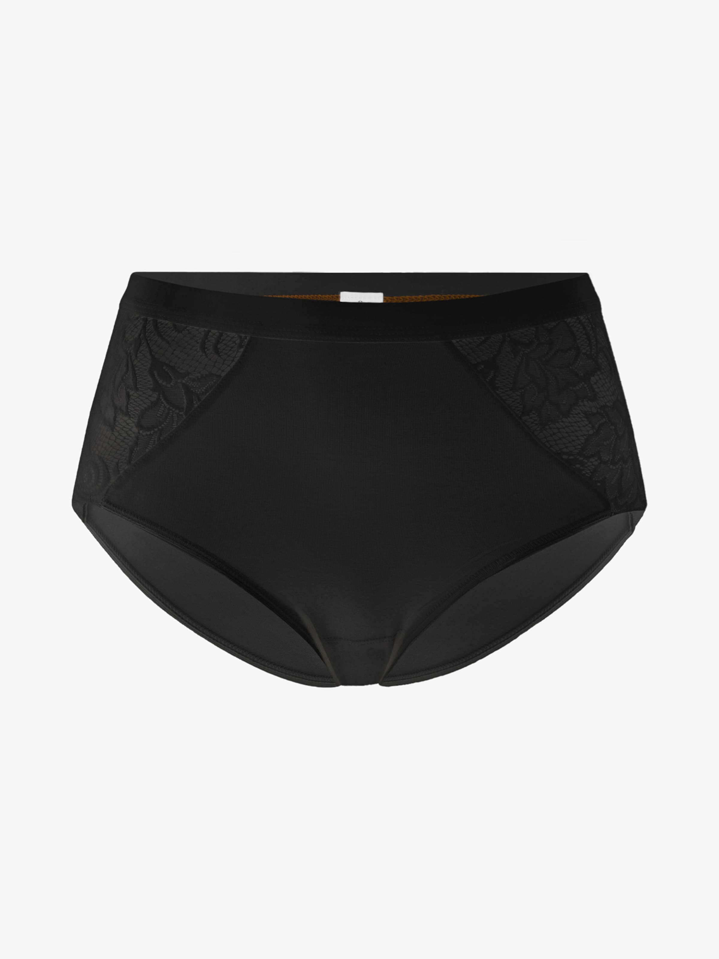 Erlich Textil - Cueca 'Margarete' em preto: frente