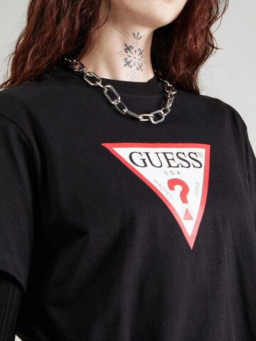 GUESS JEANS Футболка 'ICONIC' в Черный