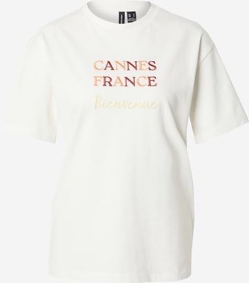 VERO MODAMajica 'VMSARA MIA' - bijela boja: prednji dio