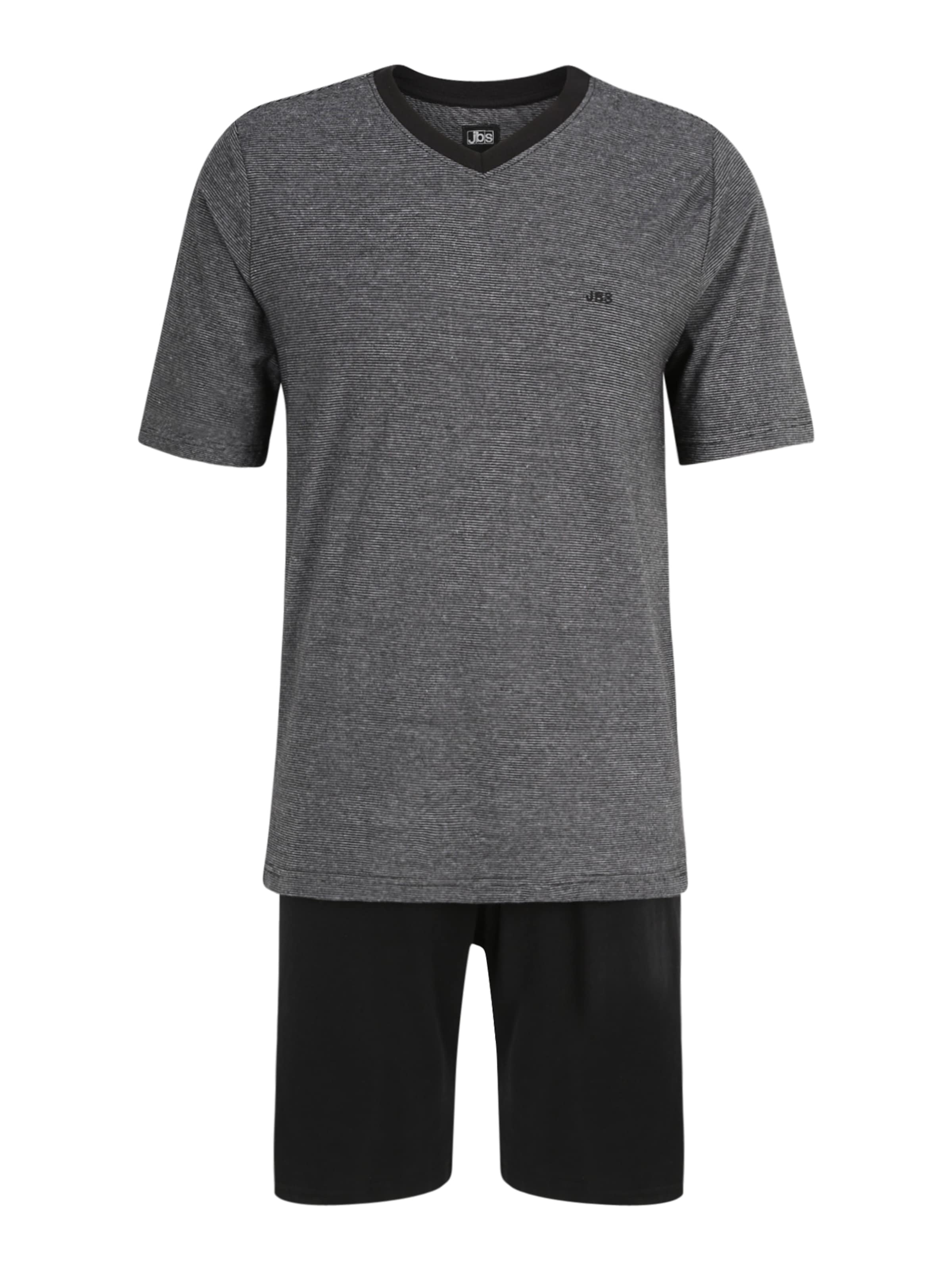 Pyjama court jbs en gris : devant