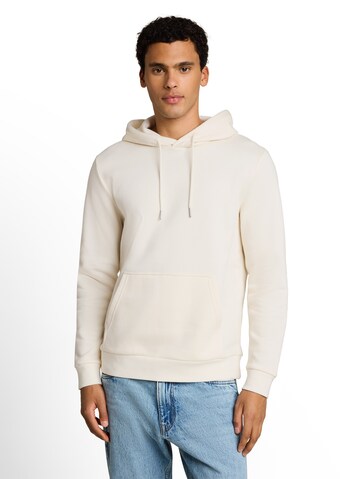 TOM TAILOR DENIM Sweatshirt in Weiß: Vorderseite
