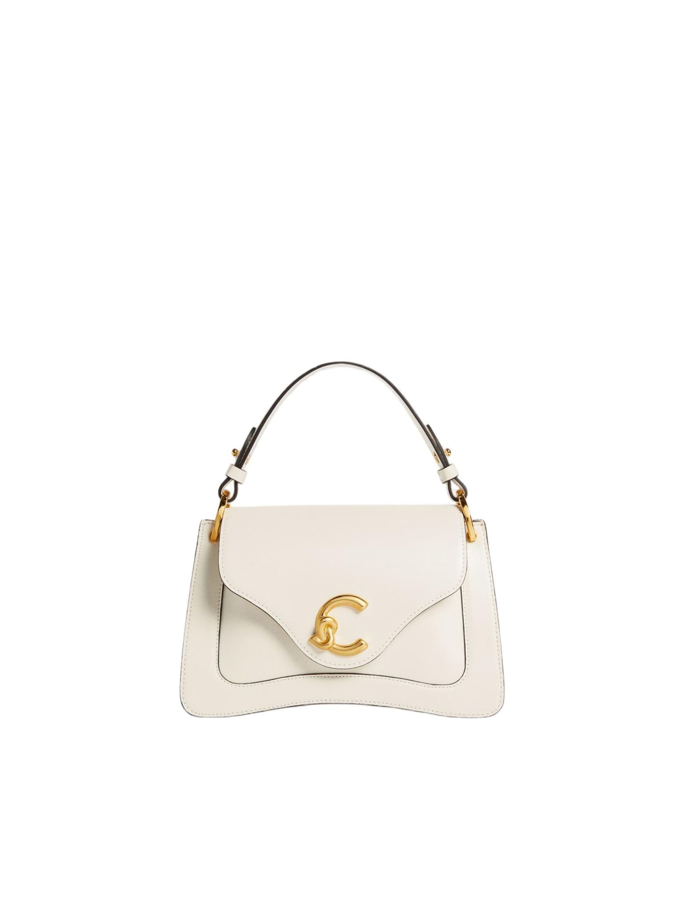Coccinelle Handtasche 'COCCINELLE C-Me S26 3'‌‌‌‌‌‌‌ in Weiß: Vorderseite