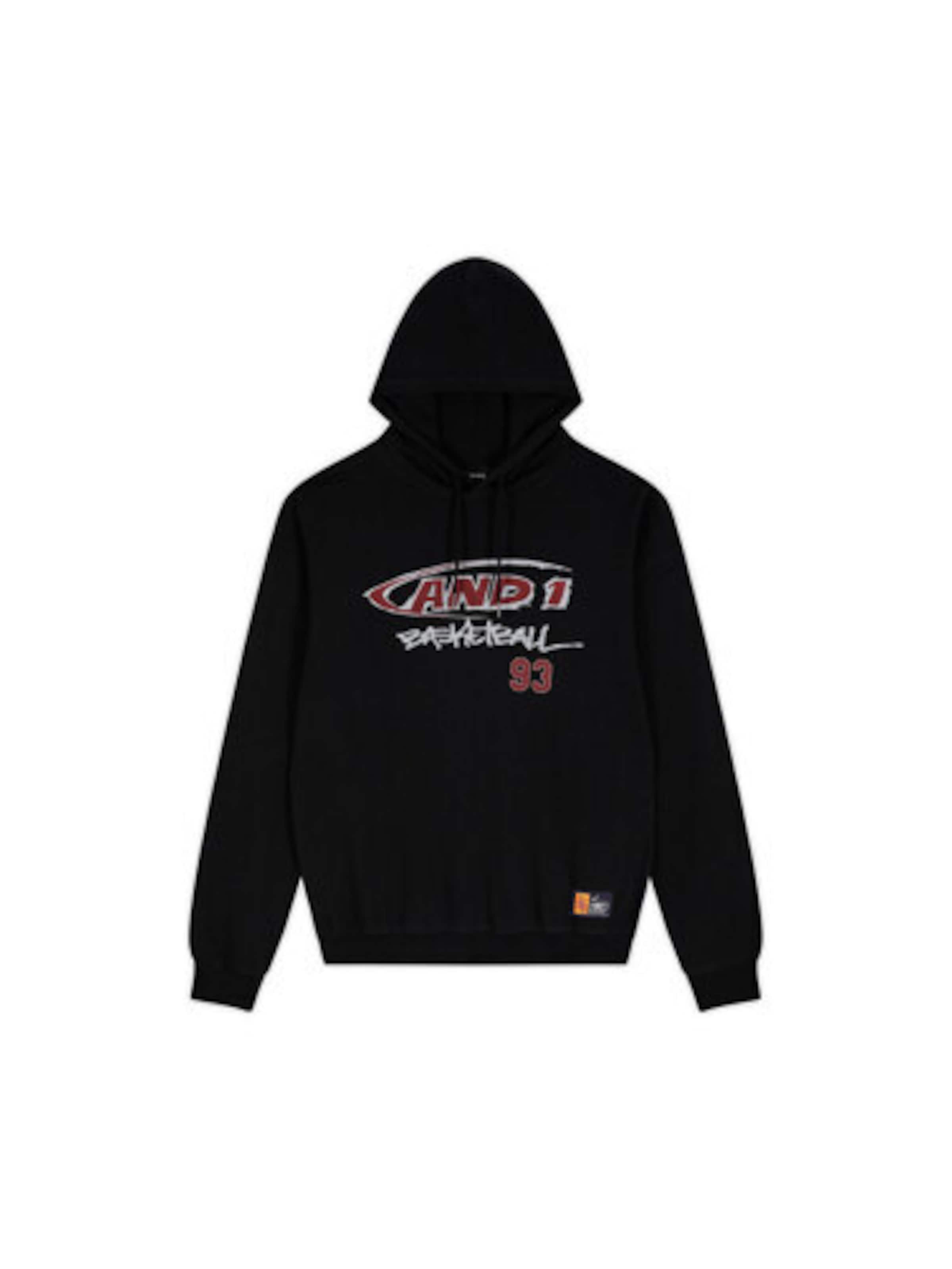 AND1 Mikina - Čierna: predná strana