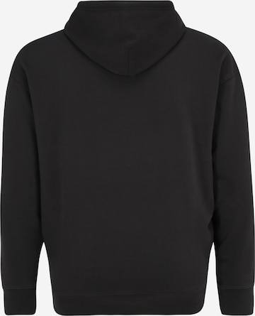 Levi's® Big & Tall Sweatshirt 'Relaxed Graphic Hoodie' in Schwarz