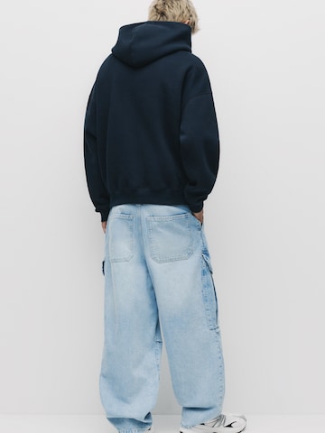 Pull&Bear Sweatshirt i blå