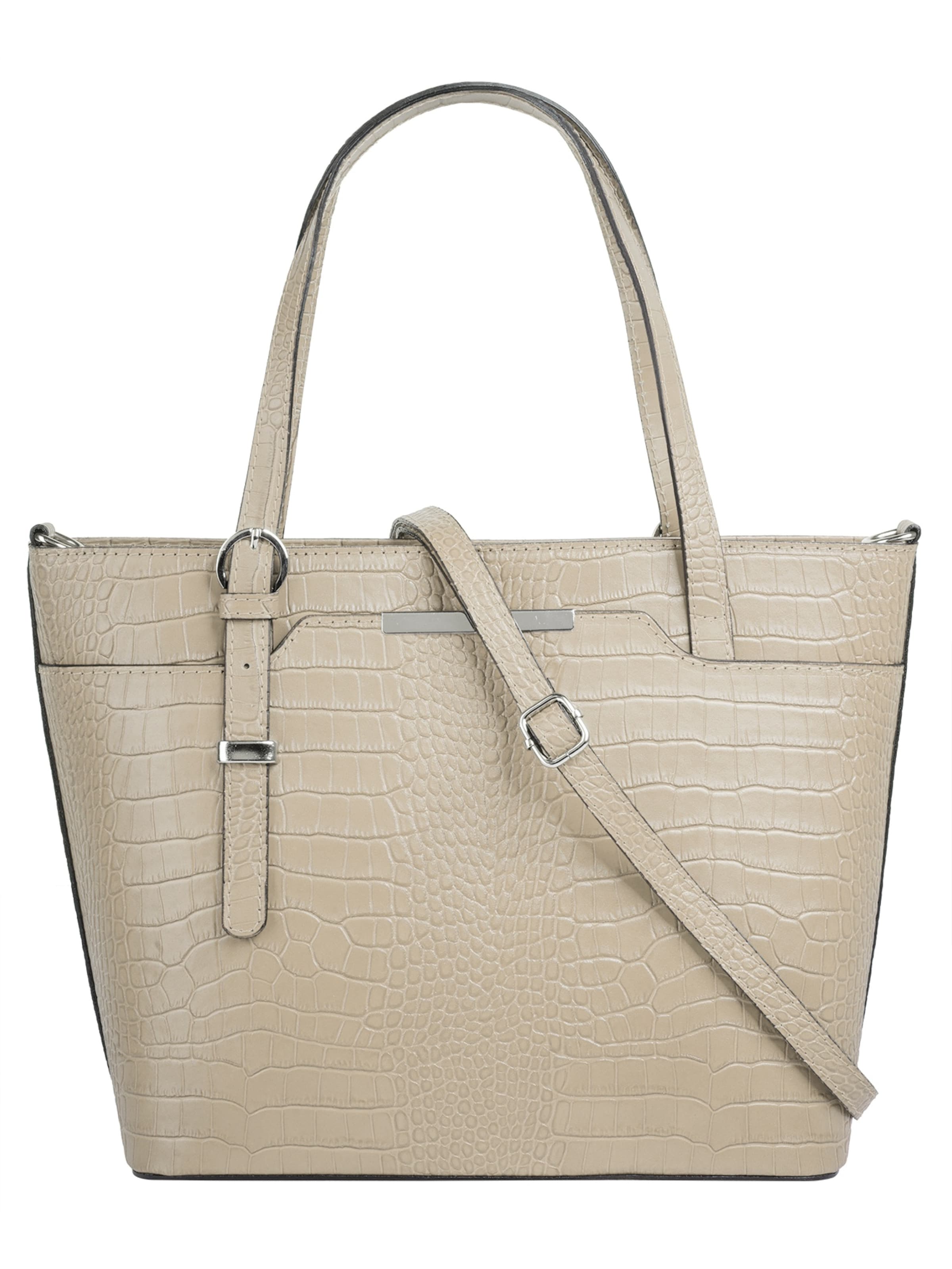Cluty Handbag in Beige: front