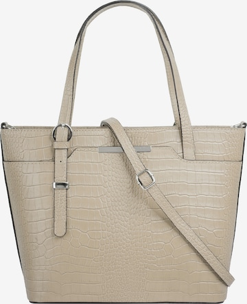 Cluty Handbag in Beige: front