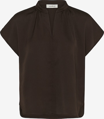 SOAKED IN LUXURY - Blusa em castanho: frente