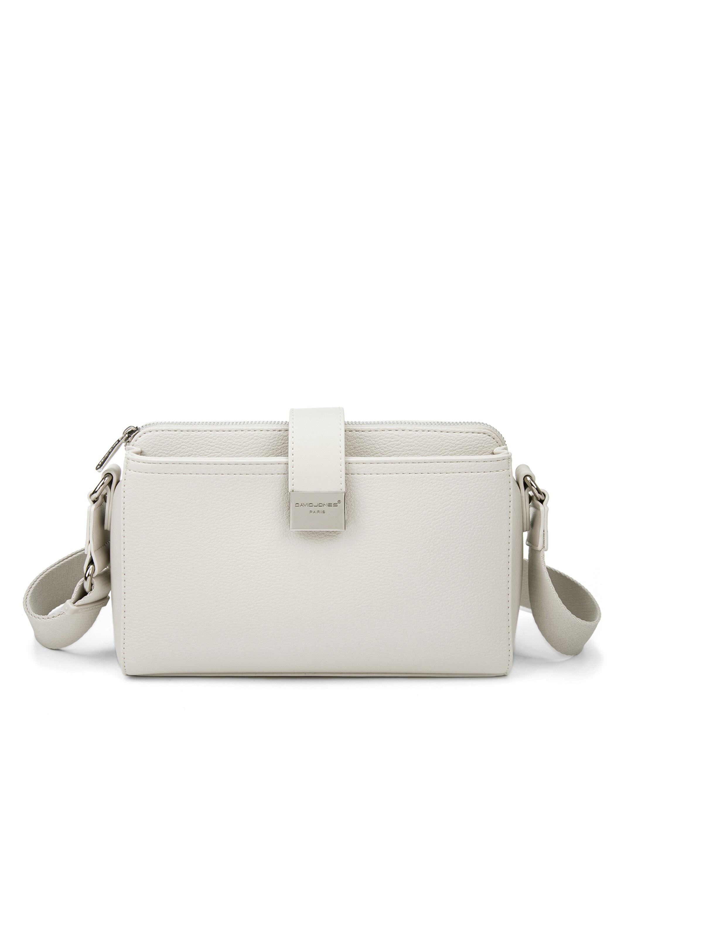 Borsa a tracolla di David Jones in beige: frontale