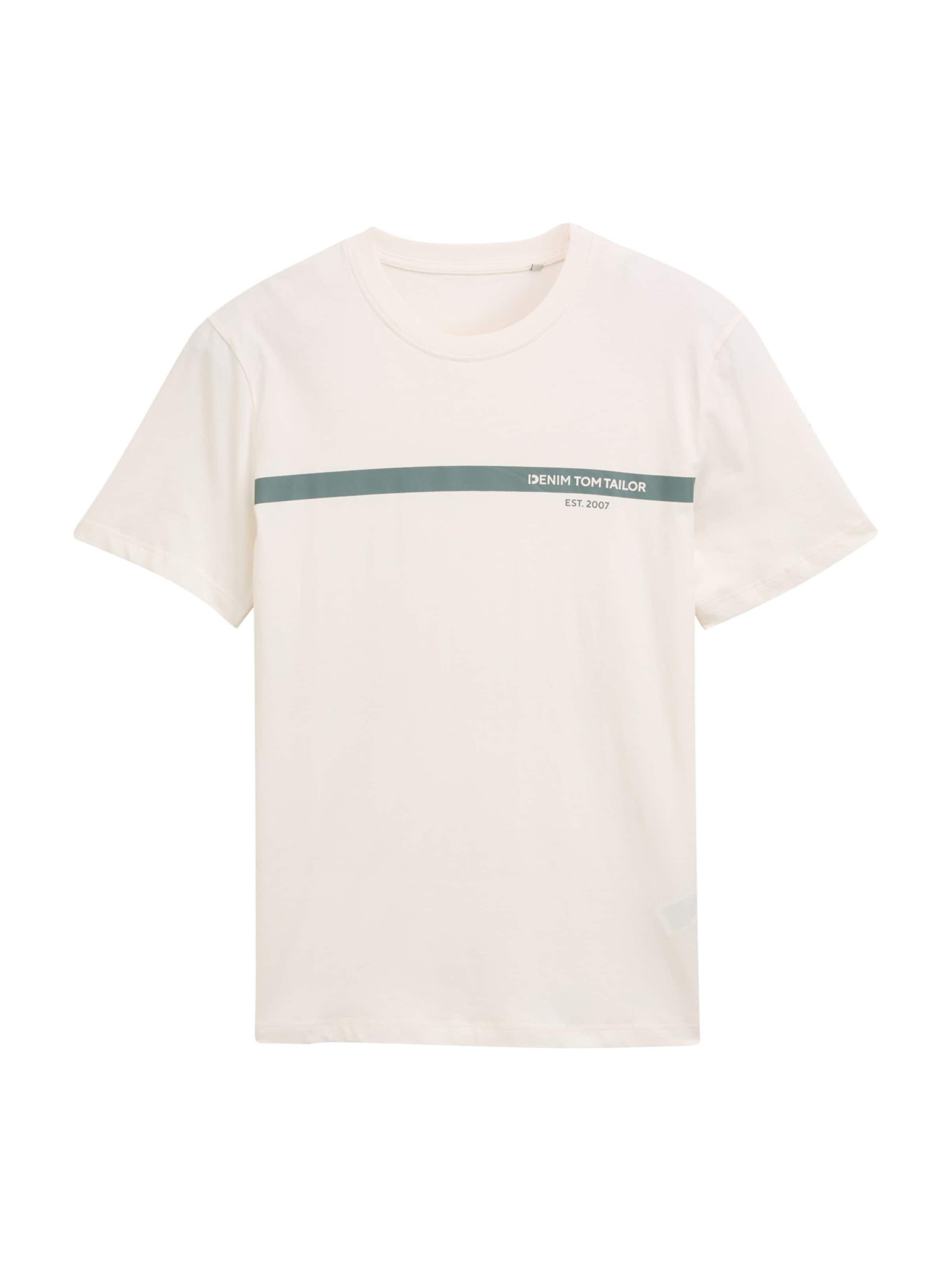 TOM TAILOR DENIM Shirt in White: front