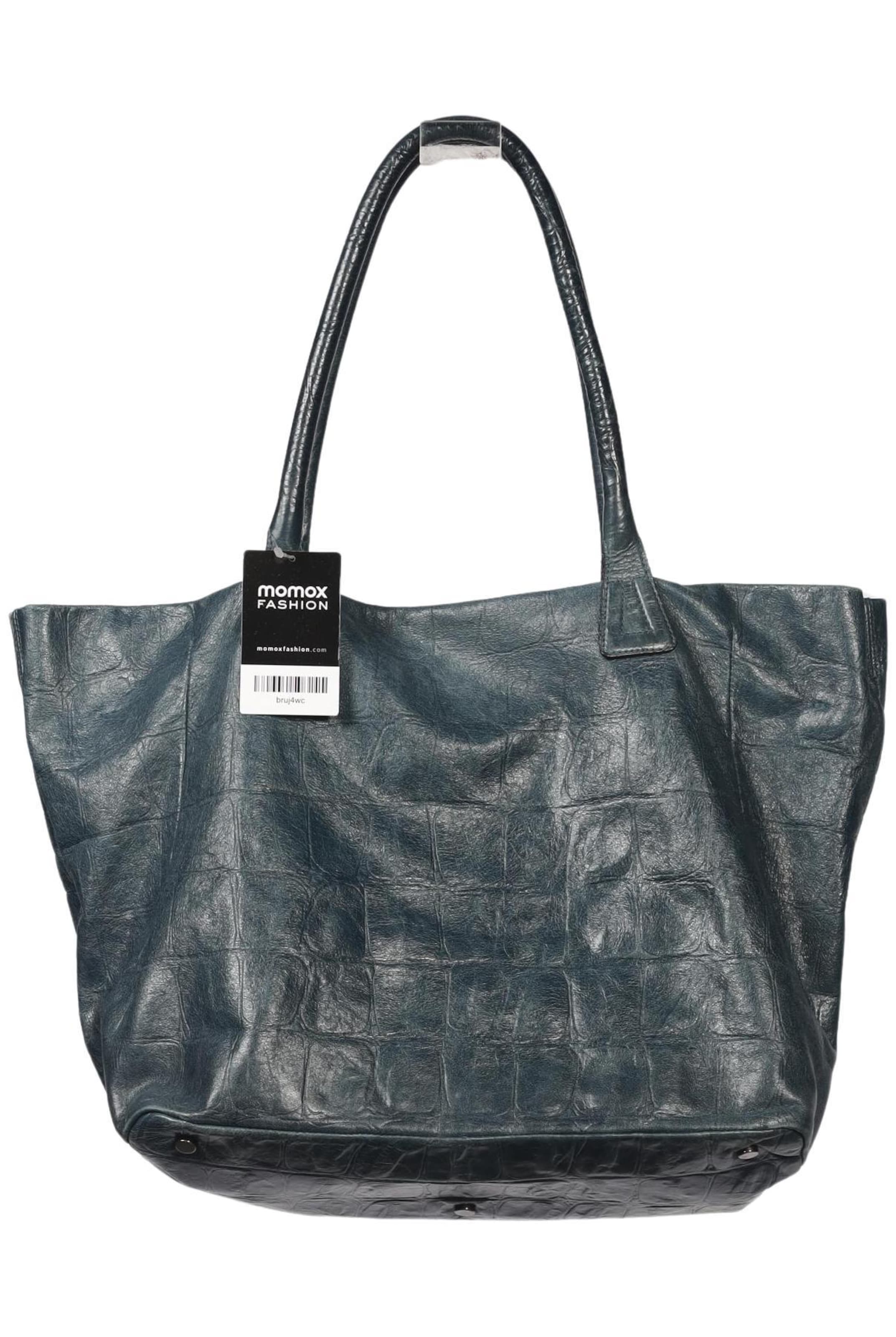 ABRO Handtasche gross Leder One Size in Blau: Vorderseite