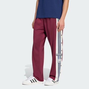 ADIDAS ORIGINALS Voľný strih Nohavice 'Adibreak' - Červená: predná strana