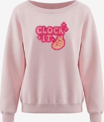 MYMO Sweatshirt in Roze: voorkant