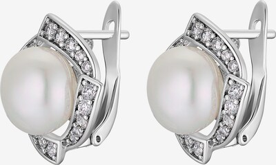 Heideman Boucles d'oreilles en argent / blanc, Vue avec produit