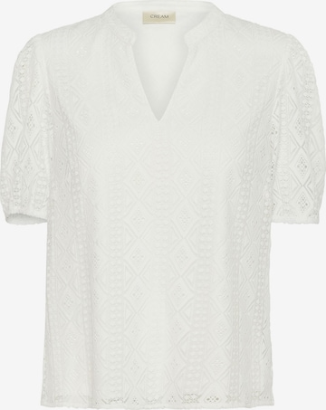 Cream Blus 'Danika' i vit: framsida