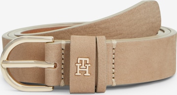 TOMMY HILFIGER Belt 'ESSENTIAL EFFORTLESS 2.5' in Beige: front