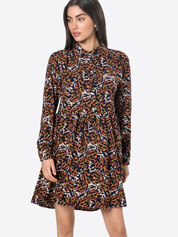 OBJECT Shirt dress 'Kat' in Brown: front