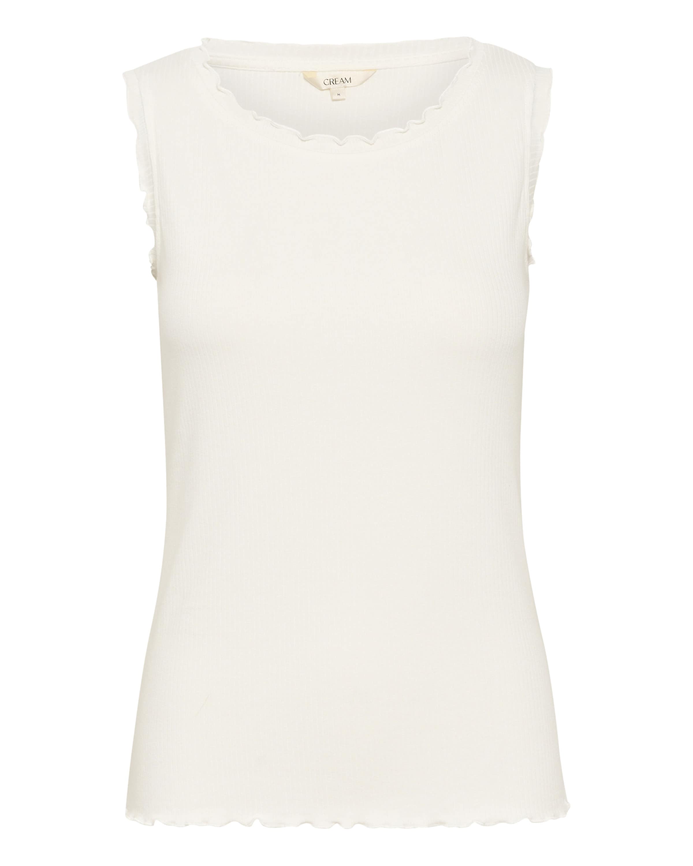 Cream Toppi 'Ribba' värissä valkoinen: etupuoli