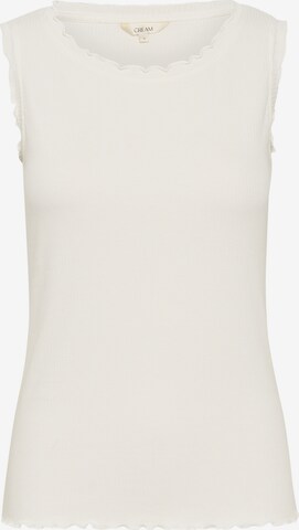 Cream Top 'Ribba' in White: front