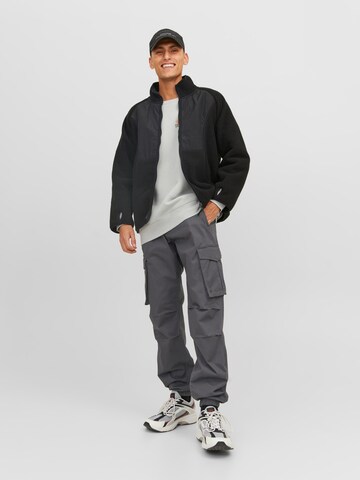 JACK & JONES Tapered Cargobroek 'Kane Noah' in Grijs