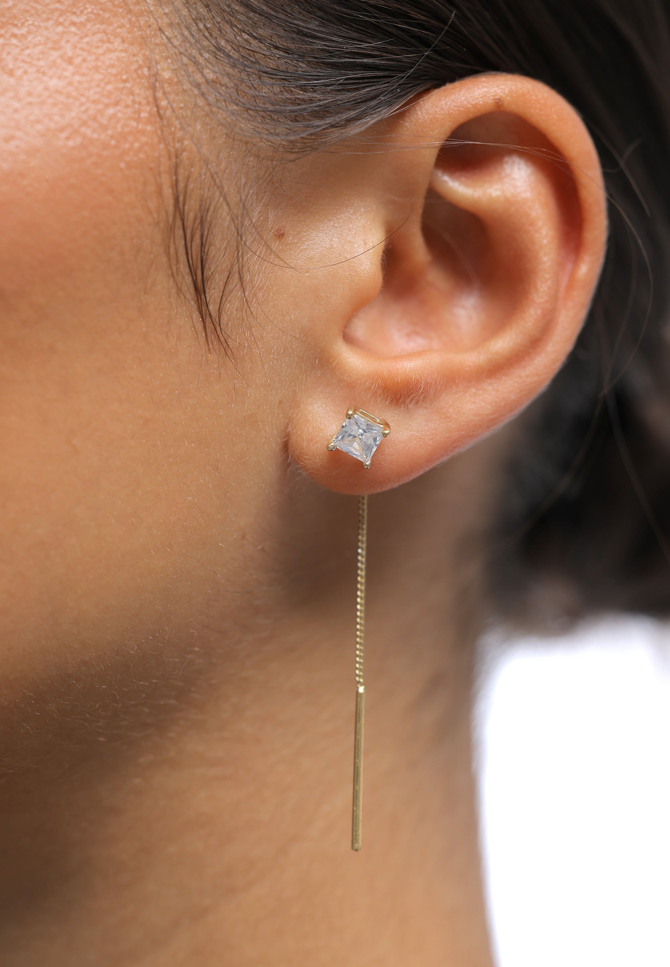 auksinė ELLI Auskarai: priekis