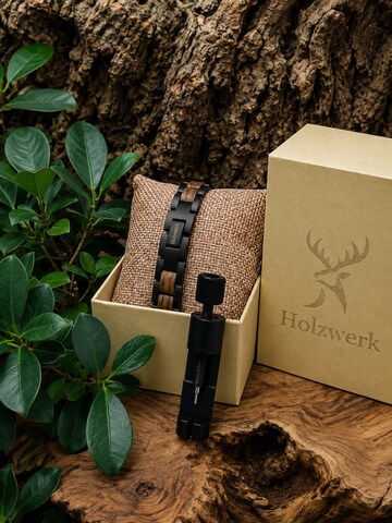 Holzwerk - Pulsera 'BORNSEE' en marrón