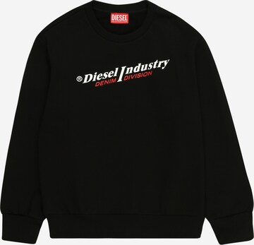 DIESEL Sweatshirt 'SGINNIND' in Zwart: voorkant