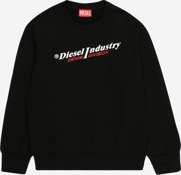 DIESEL Sweatshirt 'SGINNIND' i svart: framsida