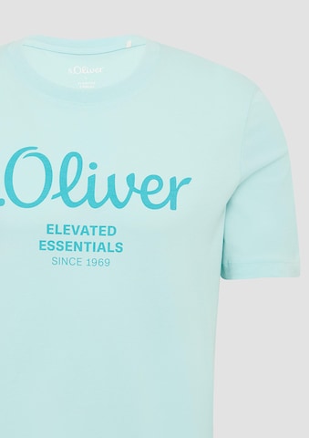 s.Oliver T-shirt i blå