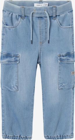 NAME IT Tapered Jeans 'Ben' in Blauw: voorkant