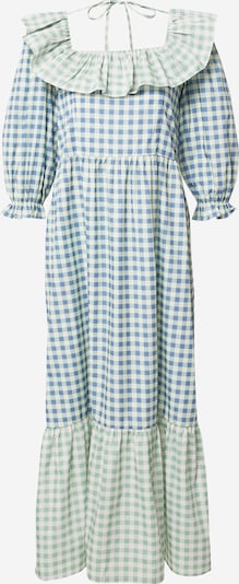 Damson Madder Dress in Blue / Green / White, Item view