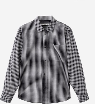 MANGO MAN Paita 'Vichy' värissä musta / valkoinen, Tuotenäkymä