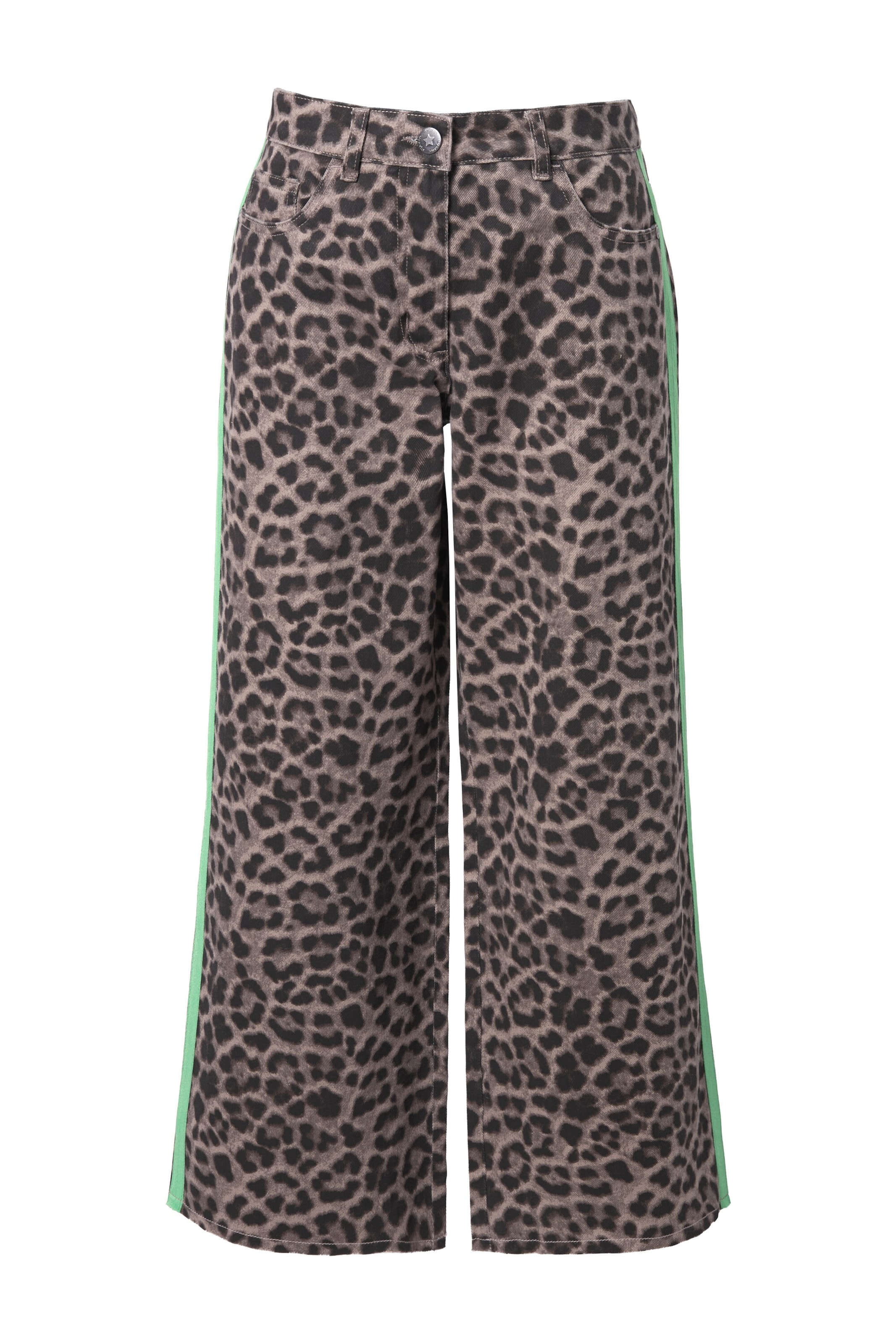 Angel of Style Wide Leg Jeans in Braun: Vorderseite