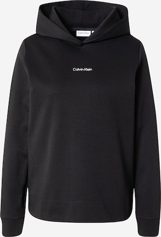 Calvin Klein Collegepaita värissä musta: edessä