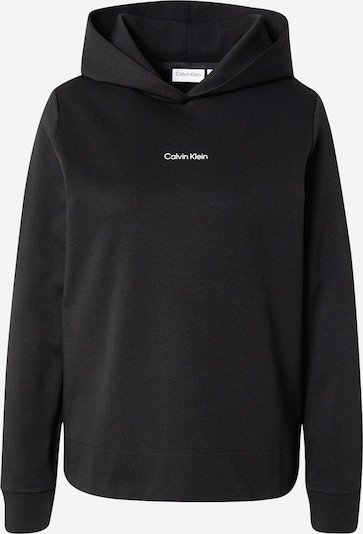 Calvin Klein Sweat-shirt en noir / blanc, Vue avec produit
