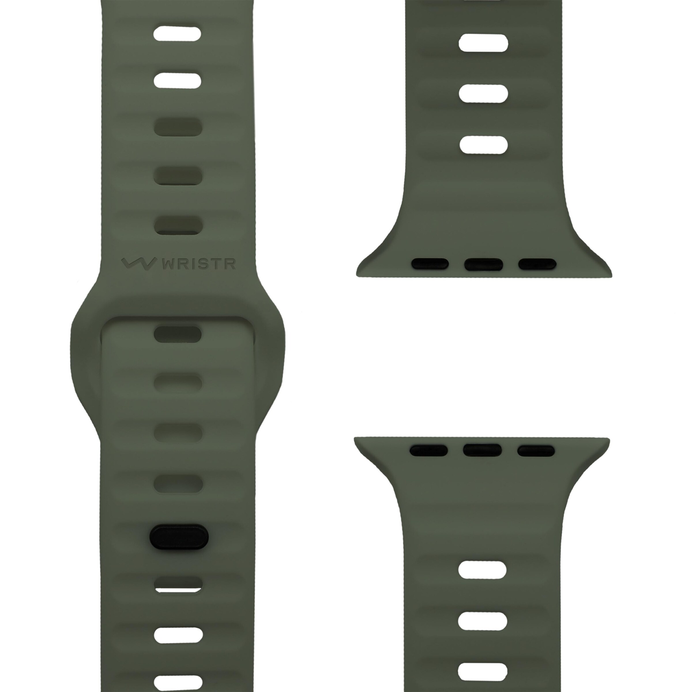 WRISTR Armband 'Motus' in Grün: Vorderseite