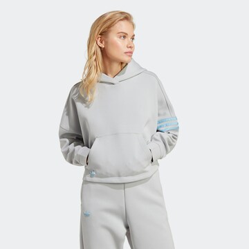 Sweat-shirt 'Adicolor Neuclassics' ADIDAS ORIGINALS en gris : devant